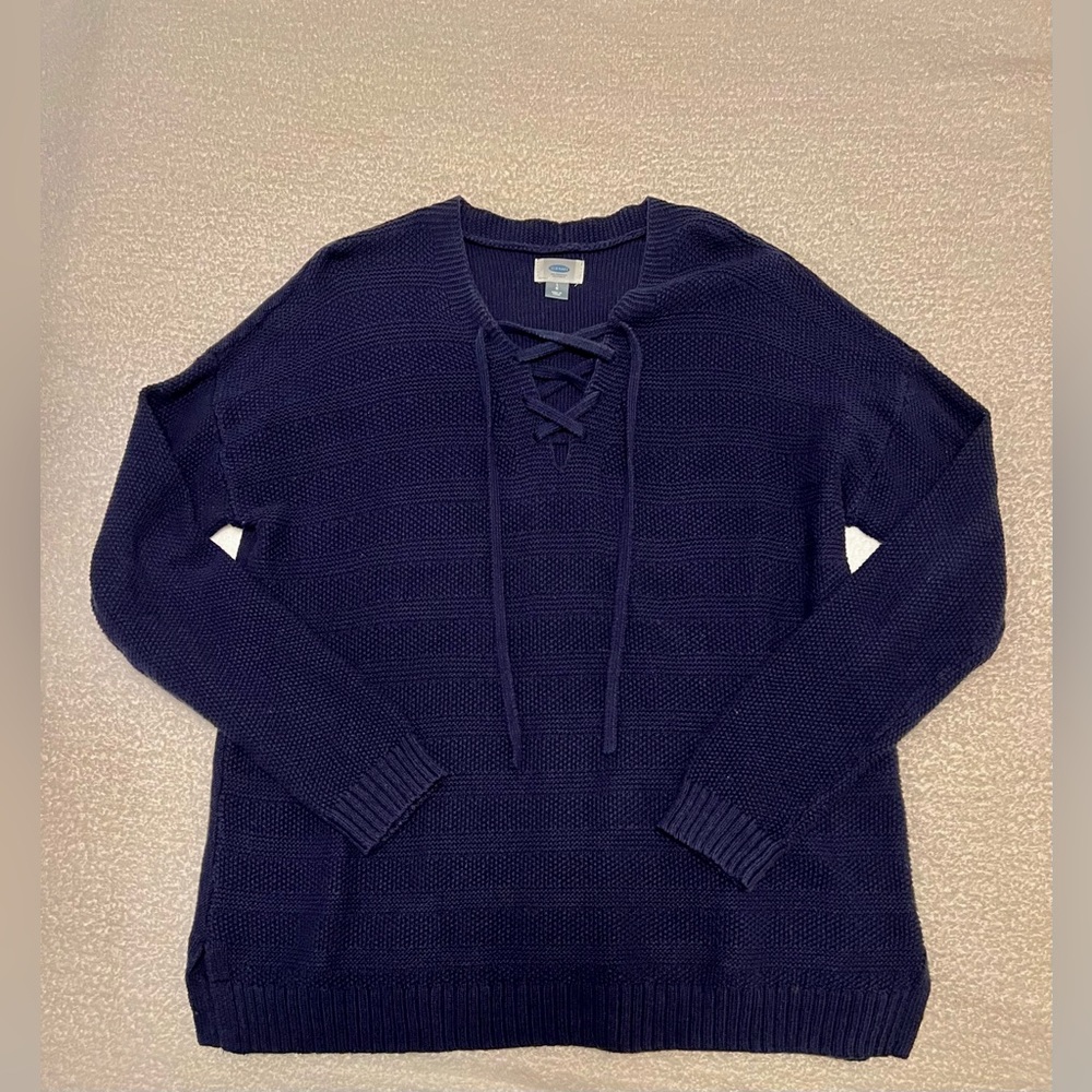 Old Navy Navy Blue Sweater, large